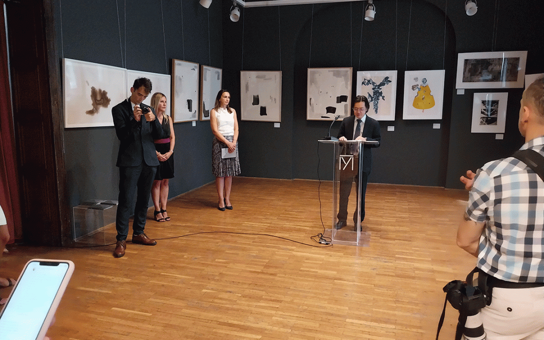 Delegacija Direktorata na otvaranju izložbe japanske fotografije
