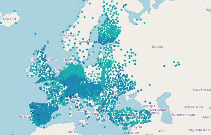 New measuring stations now visible in EURDEP platform