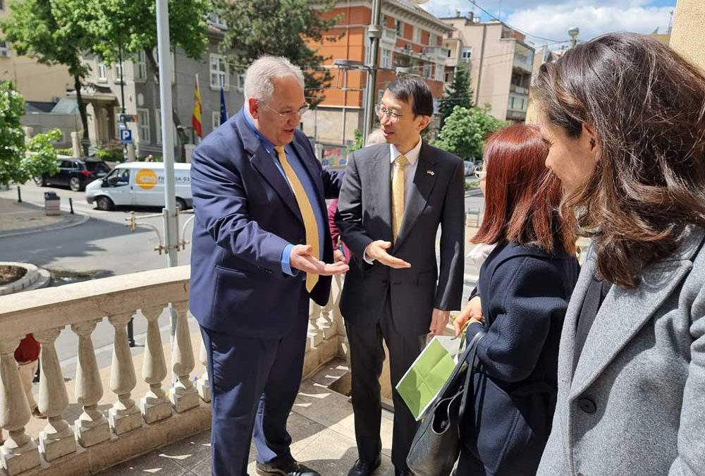 SRBATOM Director and Ambassador of Japan visit Nikola Tesla Museum